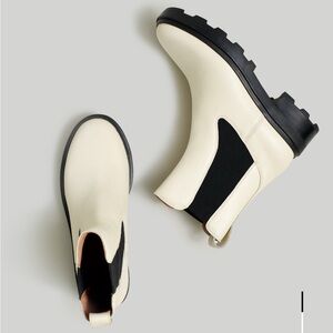 Wycoff Chelsea Lugsole Boot - Pale Parchment Size 7.5